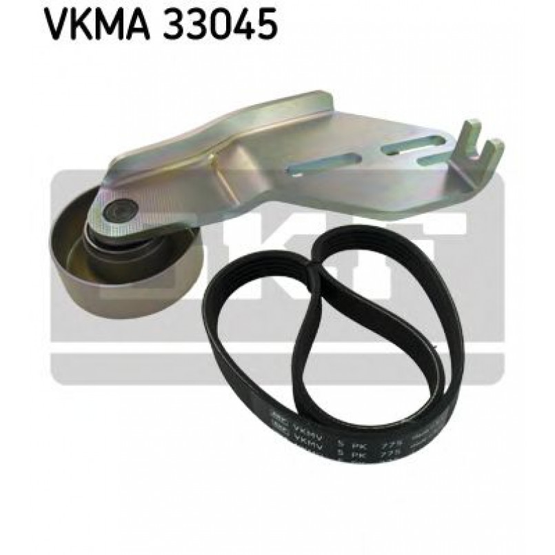 VKMA 33045 SKF Комплект доріжкового ремня (ролик, ремінь)